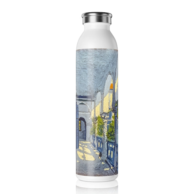 Gallery of a Moroccan Riad by George Gaudion Slim Water Bottle