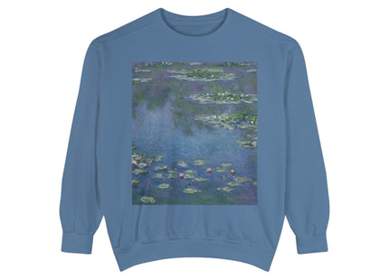 Water Lilies by Claude Monet Unisex Garment-Dyed Sweatshirt