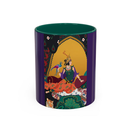 The Jewel Pavilion Colorful Mug (11oz, 15oz) – Royal Elegance, Peacock Beauty & Jewel-Toned Splendor
