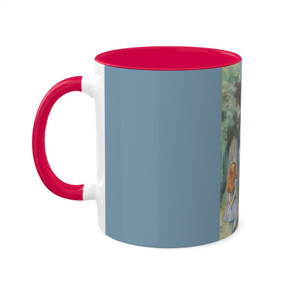“I growl when I’m pleased, and wag my tail when I’m angry” by Sir John Tenniel Colorful Mugs, 11oz