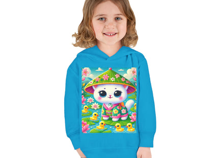 Lily Pond Stroll Toddler Pullover Fleece Hoodie