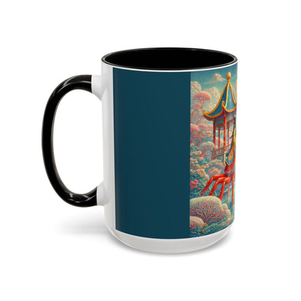 The Celestial Crab Navigator Colorful Mugs (11oz, 15oz)