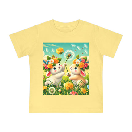 Springtime Bunny Friends Baby T-Shirt – Playful Moments in Bloom