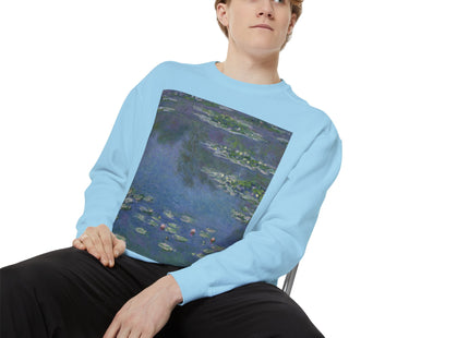 Water Lilies by Claude Monet Unisex Garment-Dyed Sweatshirt