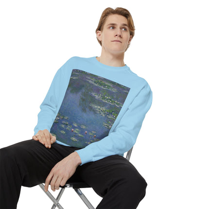 Water Lilies by Claude Monet Unisex Garment-Dyed Sweatshirt