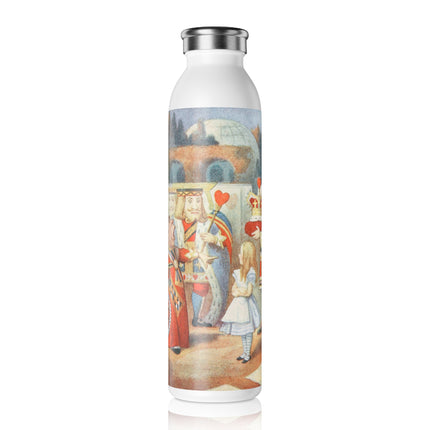 Off with her head! Off with— by Sir John Tenniel Slim Water Bottle