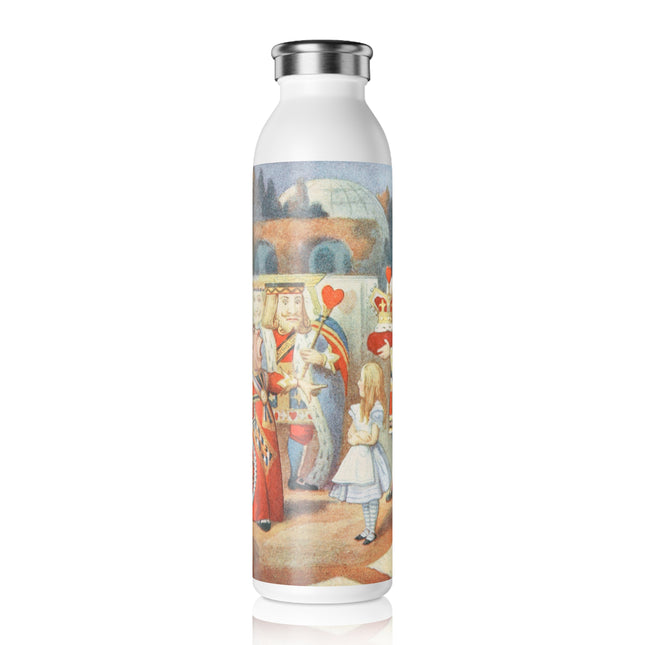 Off with her head! Off with— by Sir John Tenniel Slim Water Bottle