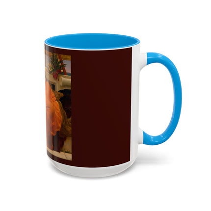 Flaming June by Frederic Leighton Colorful Mugs (11oz, 15oz)