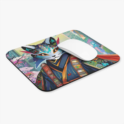 Cyberpunk Samurai Mouse Pad, Rectangle