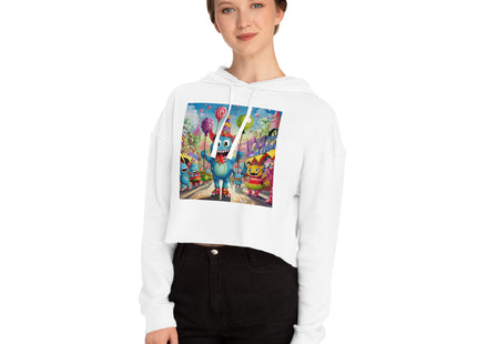 Monster Parade Madness Women’s Cropped Hooded Sweatshirt
