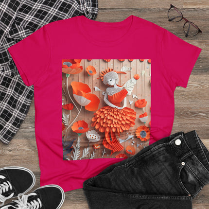 Poppy Fairy Women's Midweight Cotton Tee
