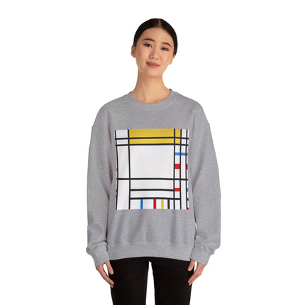 Place de la Concorde by Piet Mondrian Heavy Blend™ Crewneck Sweatshirt