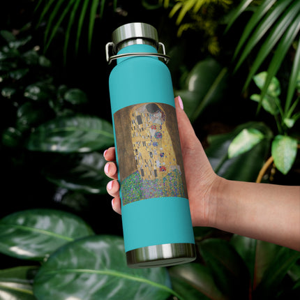 The Kiss by Gustav Klimt Copper Vacuum Insulated Bottle, 22oz