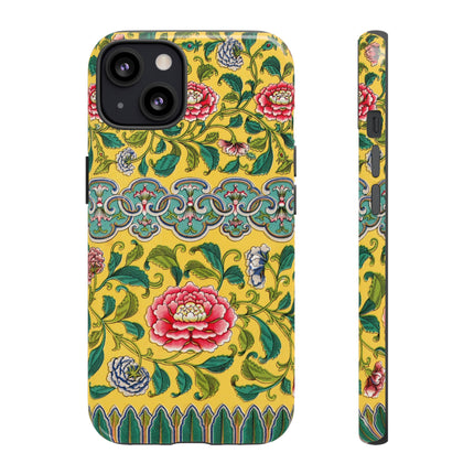 Chinese Floral Illustration by Owen Jones Phone Cases