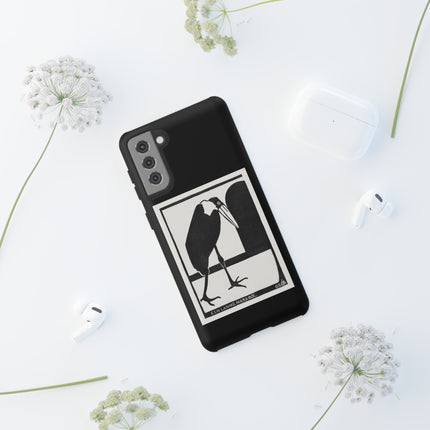 A Lame Marabou by Samuel Jessurun de Mesquita Phone Cases