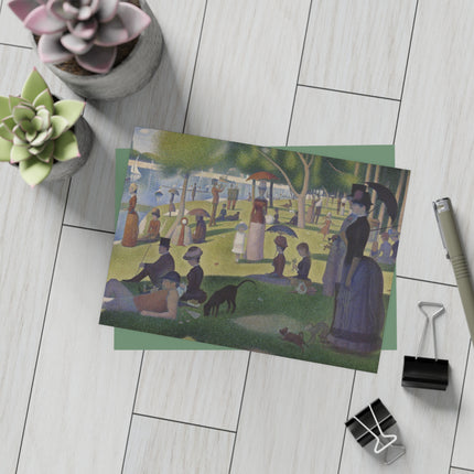 A Sunday on La Grande Jatte by Georges Seurat Postcards (envelopes included) - Bundles of 10, 30, 50 Piec
