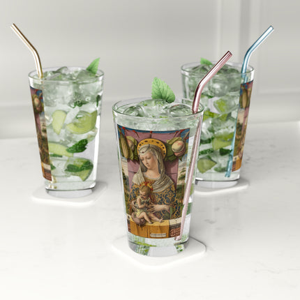 Madonna and Child by Carlo Crivelli Glass, 16oz
