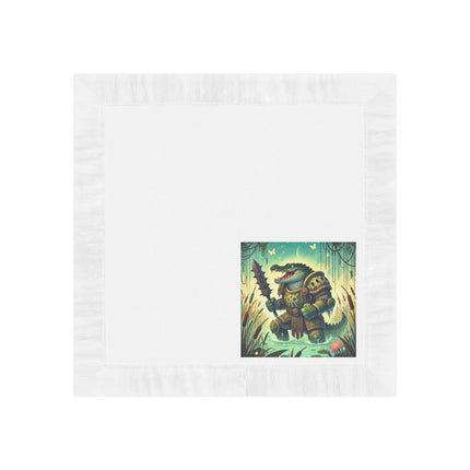 Swamp Tyrant White Coined Napkins