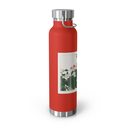Clerodendrum & Rudbeckia by Tanigami Kônan Copper Vacuum Insulated Bottle, 22oz