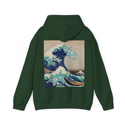 The Great Wave off Kanagawa by Katsushika Hokusai Heavy Blend™ Hooded Sweatshirt