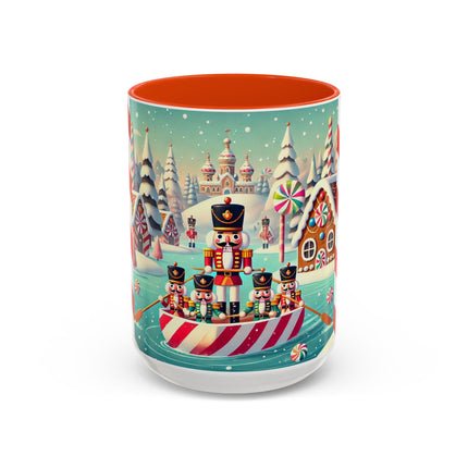 Nutcracker Candy-Striped Adventure Colorful Mugs (11oz, 15oz)