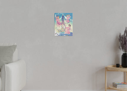 Angelic Revelry Matte Canvas, Stretched, 0.75"