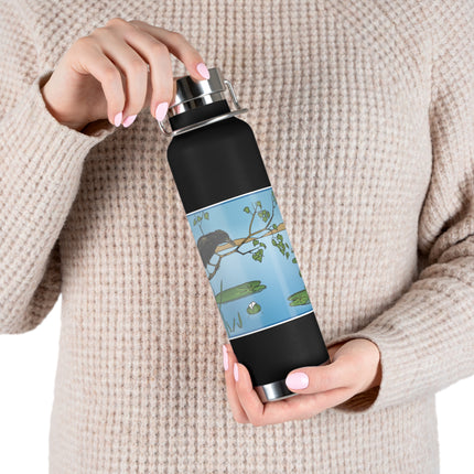 The Crow and the Frog Copper Vacuum Insulated Bottle, 22oz