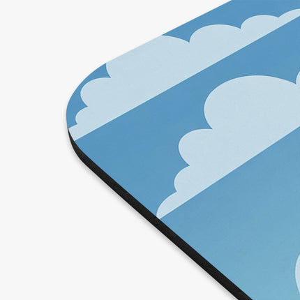 🌸☁️ The Lady In The Cloud Garden Mouse Pad – Art Deco Floral Elegance