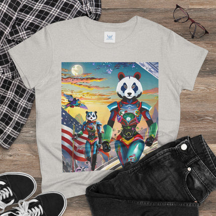 Cyber Punk Robots Cotton Tee