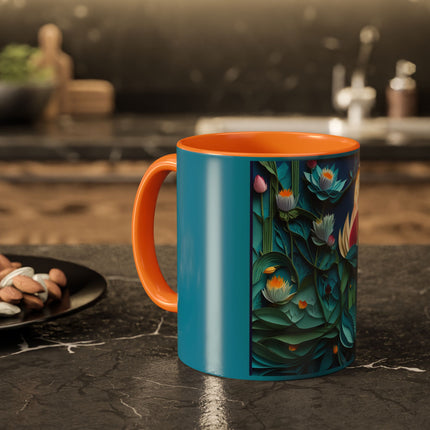 Ethereal Moonlit Lake Colorful Mugs (11oz, 15oz)