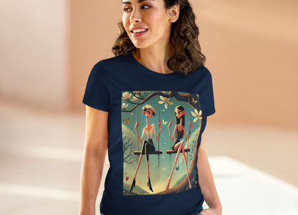 Whispers on the Spring Swing Cotton Tee