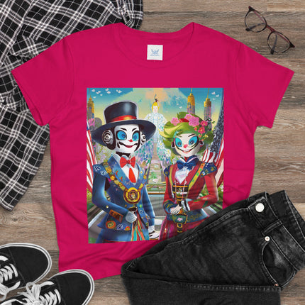 Cyber Punk Robots Cotton Tee