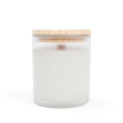 Spring Whispers Frosted Glass Candle, 11oz