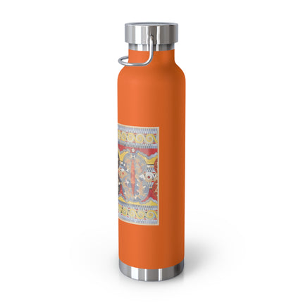 Reproduction of the Shield Frieze by Emile Gilliéron Copper Vacuum Insulated Bottle, 22oz