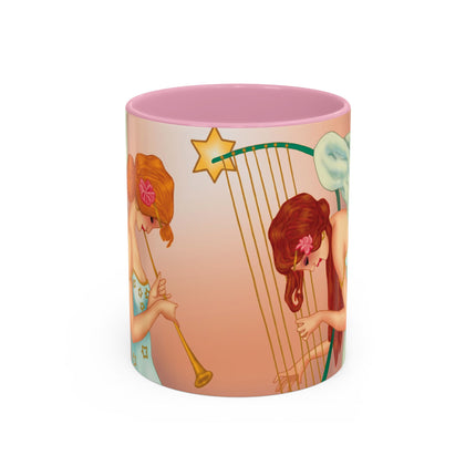 Heavenly Angel Duet Colorful Mugs (11oz, 15oz)