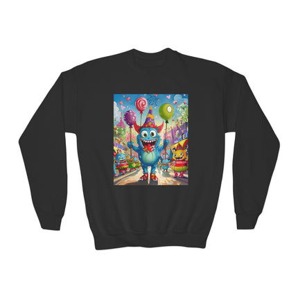Monster Parade Madness Youth Crewneck Sweatshirt