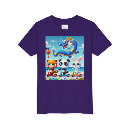 Seaside Scooter Friends Youth Short Sleeve Tee