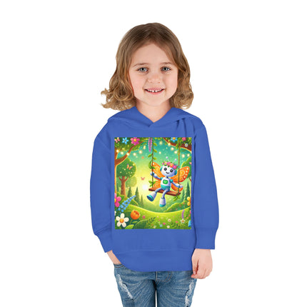 Robot Fairy Toddler Pullover Fleece Hoodie