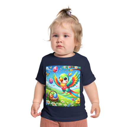 Easter Parrot Baby Short Sleeve T-Shirt