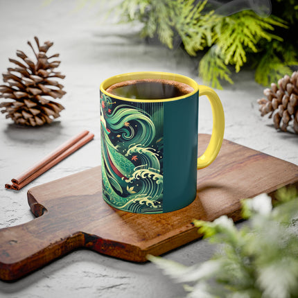 Mermaid Queen Rising from the Deep Colorful Mugs (11oz, 15oz)