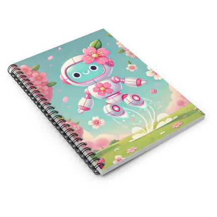 Sakura Sentinel Spiral Notebook - Ruled Line