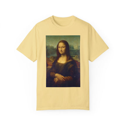 Mona Lisa by Leonardo da Vinci Unisex Garment-Dyed T-shirt