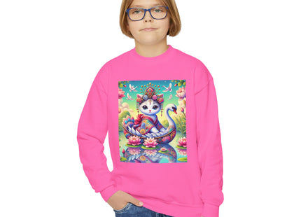 Geisha Kitten’s River Voyage Youth Crewneck Sweatshirt