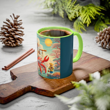 The Celestial Crab Navigator Colorful Mugs (11oz, 15oz)