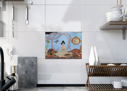 Minuit … ou l’appartement à la mode by George Barbier Ceramic Tile