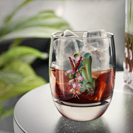 Hummingbird by Paul Gervais Whiskey Glass
