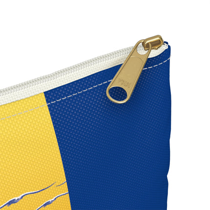 Golden Seas and Whimsical Dreams Accessory Pouch – Art Deco Nautical Design