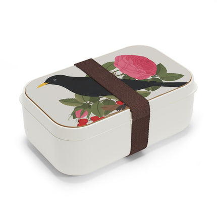Blackbird & Rose Bento Lunch Box – Timeless Beauty & Elegant Charm