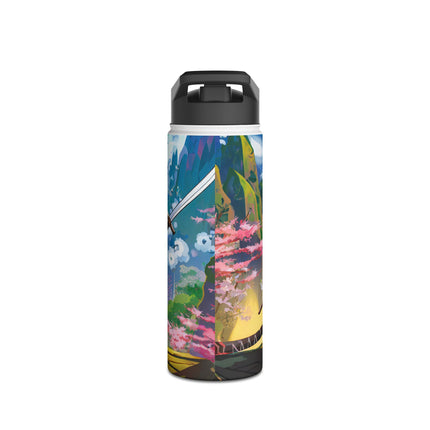 Cyber Samurai Rat Stainless Steel Water Bottle