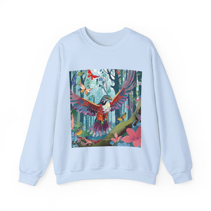 Colorful Raptor Unisex Heavy Blend™ Crewneck Sweatshirt